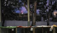 Animals hosted by Benawara Animal and Plant Protection Association due to the eruption of the Cumbre Vieja Volcano are seen in Los Llanos de Aridane, on the Canary Island of La Palma, Spain, October 5, 2021. Picture taken October 5, 2021. REUTERS/Juan Med