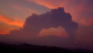 The Cumbre Vieja volcano continues to erupt on the Canary Island of La Palma, as seen from Tacande,Spain, October 8, 2021. REUTERS / Juan Medina