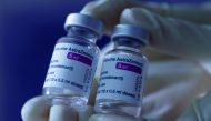 A doctor shows vials of AstraZeneca's COVID-19 vaccine in his general practice facility, as the spread of the coronavirus disease (COVID-19) continues, in Vienna, Austria May13, 2021. REUTERS/Leonhard Foeger/File Photo