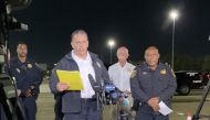 Houston Fire Chief Samuel Peña and Harris County leaders brief media in regards to MCI at Astroworld Festival.