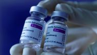 A doctor shows vials of AstraZeneca's COVID-19 vaccine in his general practice facility, as the spread of the coronavirus disease (COVID-19) continues, in Vienna, Austria May 13, 2021. REUTERS/Leonhard Foeger/File Photo
