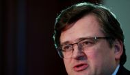 Ukraine's Foreign Minister Dmytro Kuleba speaks during an interview with Reuters in Kyiv, Ukraine April 21, 2021. Reuters/Valentyn Ogirenko/File Photo