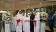 Sheikh Faisal bin Qassim Al Thani inaugurating Topaz Qatar at the City Centre Mall on Thursday.