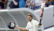 England's Joe Root acknowledges the crowd after losing his wicket for 153 runs Action Images via Reuters/Jason Cairnduff