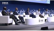 Speakers during a Doha Forum panel discussion on ‘Post-pandemic Africa’, yesterday.