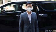 Former Hong Kong Chief Secretary for Administration John Lee, arrives at his office after Central People's Government approves his resignation, in Hong Kong, China, April 8, 2022. Reuters/Tyrone Siu