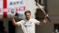 March 12, 2022 England's Joe Root celebrates reaching his century Action Images via Reuters/Jason Cairnduff/File Photo