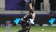 Cricket - ICC Men's T20 World Cup Final - New Zealand v Australia- Dubai International Cricket Stadium, Dubai, United Arab Emirates - November 14, 2021 New Zealand's Tim Seifert in action REUTERS/Satish Kumar

