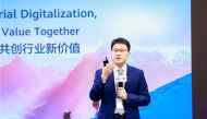 Chen Banghua, Vice President of Huawei Enterprise BG, delivering the keynote speech during the event.