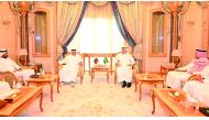 Minister of Transport H E Jassim Saif Ahmed Al Sulaiti with Minister of Transport and Logistic Services of Saudi Arabia H E Eng. Saleh bin Nasser Al Jasser, in Riyadh, yesterday. 