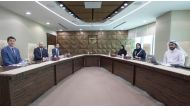 Assistant Foreign Minister H E Lolwah bint Rashid Al Khater meeting Ambassador of Australia to Qatar H E Jonathan Muir, and Australia’s Special Representative on Afghanistan H E Daniel Sloper.
