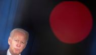 U.S. President Joe Biden delivers remarks on the monthly U.S. jobs report, at the Rehoboth Beach Convention Center, in Rehoboth Beach, Delaware, U.S., June 3, 2022. REUTERS/Tom Brenner