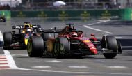  Ferrari's Charles Leclerc in action during the race REUTERS/Leonhard Foeger
