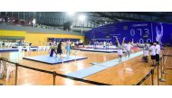 Gymnasts gear up for the 9th Asian Artistic Gymnastics Championships at Aspire Dome.