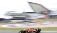 Ferrari's Carlos Sainz Jr. during practice REUTERS/Peter Cziborr