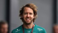 Aston Martin's Sebastian Vettel ahead of the British Grand Prix at Silverstone Circuit, Silverstone, Britain, on June 30, 2022. (REUTERS/Molly Darlington)