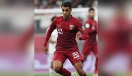 Qatar midfielder Abdullah Al Ahrak 