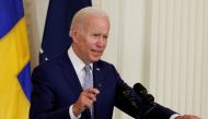 US President Joe Biden in the East Room of the White House, in Washington, on August 9, 2022. REUTERS/Evelyn Hockstein/File Photo/File Photo