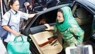 Rosmah Mansor, wife of Malaysia's former Prime Minister Najib Razak, arrives to give a statement to the Malaysian Anti-Corruption Commission (MACC) in Putrajaya, Malaysia, on September 26, 2018. File Photo / Reuters