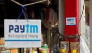 Advertisements of Paytm, a digital wallet company, are seen placed at stalls of roadside vegetable vendors in Mumbai, India, on November 19, 2016. REUTERS/Shailesh Andrade