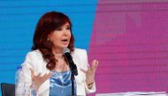 Argentine Vice-President Cristina Fernandez de Kirchner attends Argentina's state energy company YPF centennial celebrations, at the Tecnopolis Park, in Buenos Aires, Argentina, on June 3, 2022. File Photo / Reuters
