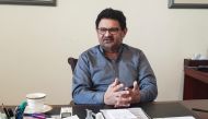 Miftah Ismail, Pakistan's Federal Minister for Finance and Revenue, speaks during an interview with Reuters in Islamabad, Pakistan, on September 18, 2022. (REUTERS/Salahuddin)