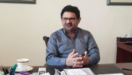 Miftah Ismail, Pakistan's Federal Minister for Finance and Revenue, speaks during an interview with Reuters in Islamabad, Pakistan, on September 18, 2022. (REUTERS/Salahuddin)