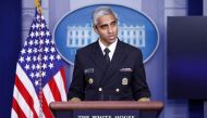 File Photo: US Surgeon-General Vivek Murthy during a news conference at the White House in Washington, US, July 15, 2021. (REUTERS/Tom Brenner)