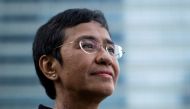 Filipino journalist and Rappler CEO Maria Ressa, one of 2021 Nobel Peace Prize winners, poses for a portrait in Taguig City, Metro Manila, Philippines, October 9, 2021. REUTERS/Eloisa Lopez/File Photo
