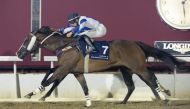 Unbutton on her way to win last year's Al Ghariya Cup, in this file photo.