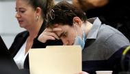 Marjory Stoneman Douglas High School shooter Nikolas Cruz sits at the defence table during a hearing just before the jury resumed deliberations in the penalty phase of his trial at the Broward County Courthouse in Fort Lauderdale, Florida, US, on October 13, 2022. Amy Beth Bennett/South Florida Sun Sentinel/Pool via REUTERS
