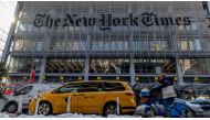 The New York Times building in New York City in February 2022 © ANGELA WEISS / AFP/File
