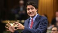 Canada's Prime Minister Justin Trudeau speaks in parliament during Question Period in Ottawa, Ontario, Canada, on December 8, 2022. REUTERS/Patrick Doyle
 