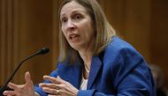 Lynne Tracy testifies before the Senate Foreign Relations Committee during her confirmation hearing to be the next ambassador to Russia on November 30, 2022 (Chip Somodevilla / Getty Images NA / AFP)