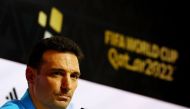 Argentina coach Lionel Scaloni during a press conference ahead of the FIFA World Cup Qatar 2022 final match against France at the Main Media Center, Doha, Qatar, on December 17, 2022.  File Photo / Reuters