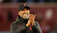 Liverpool manager Juergen Klopp celebrates after the English Premier League match between Aston Villa and Liverpool at Villa Park, Birmingham, Britain, on December 26, 2022.  File Photo / Reuters