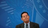 File photo of Brazil's acting president, Hamilton Mourao