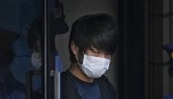 Tetsuya Yamagami, suspected of killing former Japanese premier Shinzo Abe, at Nara-nishi police station in Nara, western Japan, in this photo taken by Kyodo on July 10, 2022. (Reuters)

