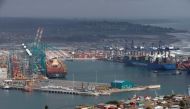 File Photo: A panoramic view of the San Antonio port, Chile, August 6, 2019. (REUTERS/Rodrigo Garrido)