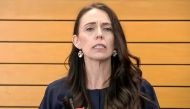 This video frame grab from TVNZ via AFPTV taken on January 19, 2023 shows New Zealand's Prime Minister Jacinda Ardern announcing she will resign from her post next month, in Wellington. AFP PHOTO / TVNZ via AFPTV 