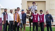 The connection of Al Matafi after Al Judhay Cup victory. PICS: Juhaim/QREC  