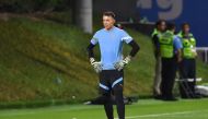 File Photo: Uruguay's Fernando Muslera during FIFA World Cup Qatar 2022 training at Al Erssal Training Site 1, Doha, Qatar, November 27, 2022. (REUTERS/Jennifer Lorenzini)