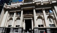 The facade of Argentina's Central Bank is pictured in the financial district of Buenos Aires, Argentina on December 7, 2021. File photo / Reuters