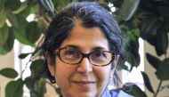 Handout photo taken in 2012, in an unknown location and released on July 16, 2019 by Sciences Po university shows Franco-Iranian academic a Fariba Adelkhah. (Photo by Thomas Arrive / Sciences Po / AFP)