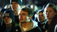Students, faculty and others in the community attend a vigil on the campus of Michigan State University following Monday's shooting on February 15, 2023 in East Lansing, Michigan. Photo by SCOTT OLSON / GETTY IMAGES NORTH AMERICA / Getty Images via AFP