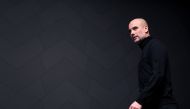 Manchester City's manager Pep Guardiola arrives to deliver a press conference in Leipzig, eastern Germany on February 21, 2023, on the eve of the UEFA Champions League round of 16 match against RB Leipzig. (Photo by Ronny HARTMANN / AFP)
