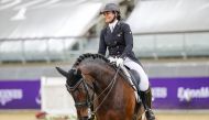 Qatar’s Wejdan Majed Al Malki astride Mango Jacaro during the Dressage Grand Prix last year.