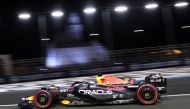 Red Bull Racing's Dutch driver Max Verstappen drives during the second practice session ahead of the 2023 Saudi Arabia Formula One Grand Prix at the Jeddah Corniche Circuit in Jeddah on March 17, 2023. (Photo by Giuseppe CACACE / AFP)