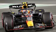 Red Bull Racing's Mexican driver Sergio Perez competes during the qualifying session of the Saudi Arabia Formula One Grand Prix at the Jeddah Corniche Circuit in Jeddah on March 18, 2023. (Photo by Giuseppe CACACE / AFP)