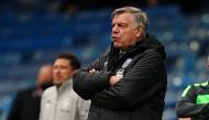 In this file photo taken on May 23, 2021 West Bromwich Albion's English head coach Sam Allardyce reacts during the English Premier League football match between Leeds United and West Bromwich Albion at Elland Road in Leeds, northern England. Photo by Jon Super / POOL / AFP